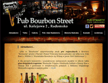 Tablet Screenshot of bourbonstreet.pl